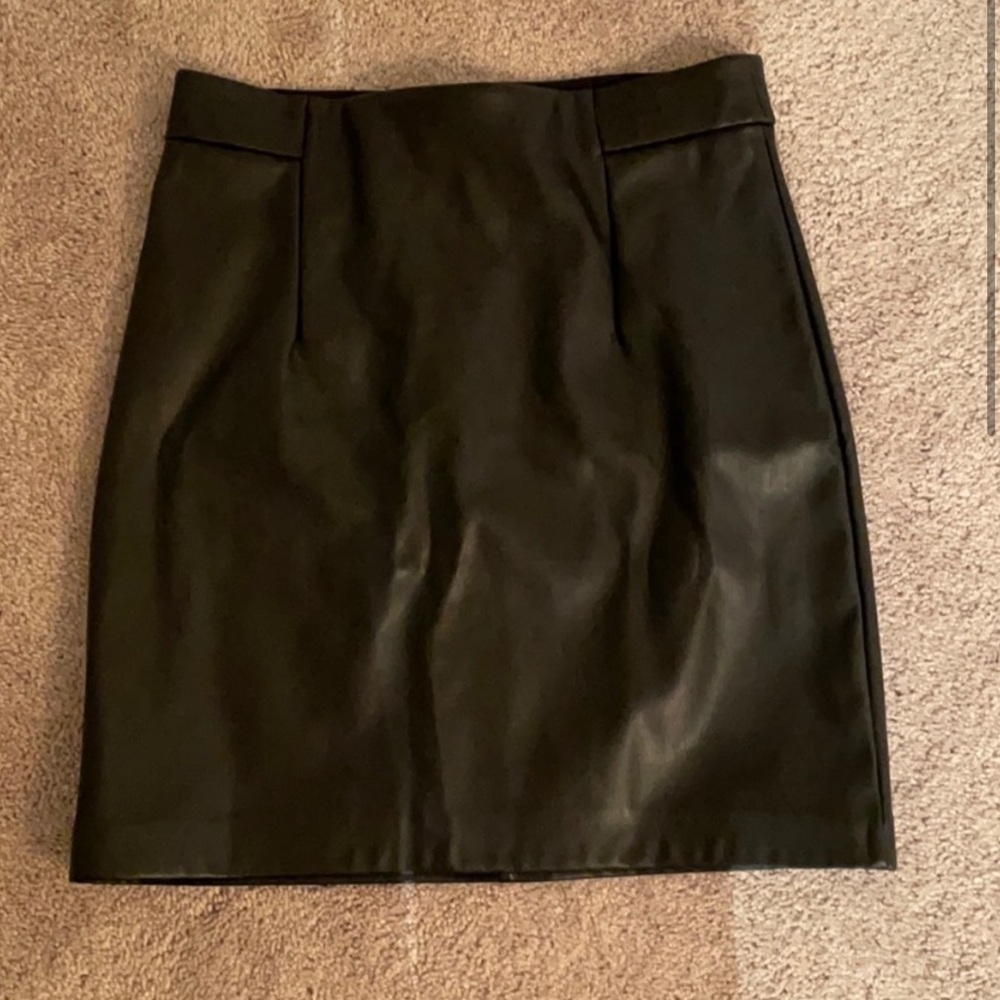 Dynamite Faux Leather Skirt